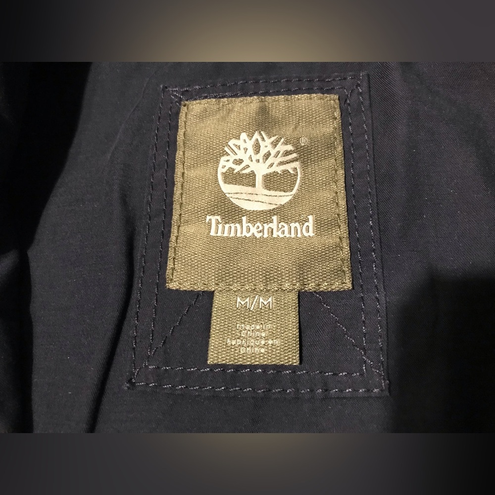 Vintage TIMBERLAND ANORAK MOUNTAIN UTILITY Jacket M Navy North Face Steep Rlpc x - Picture 5 of 12